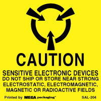 Label, Caution, Electronic DevicesAbso